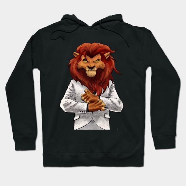 LION KING PIN Hoodie by CG Fan Art